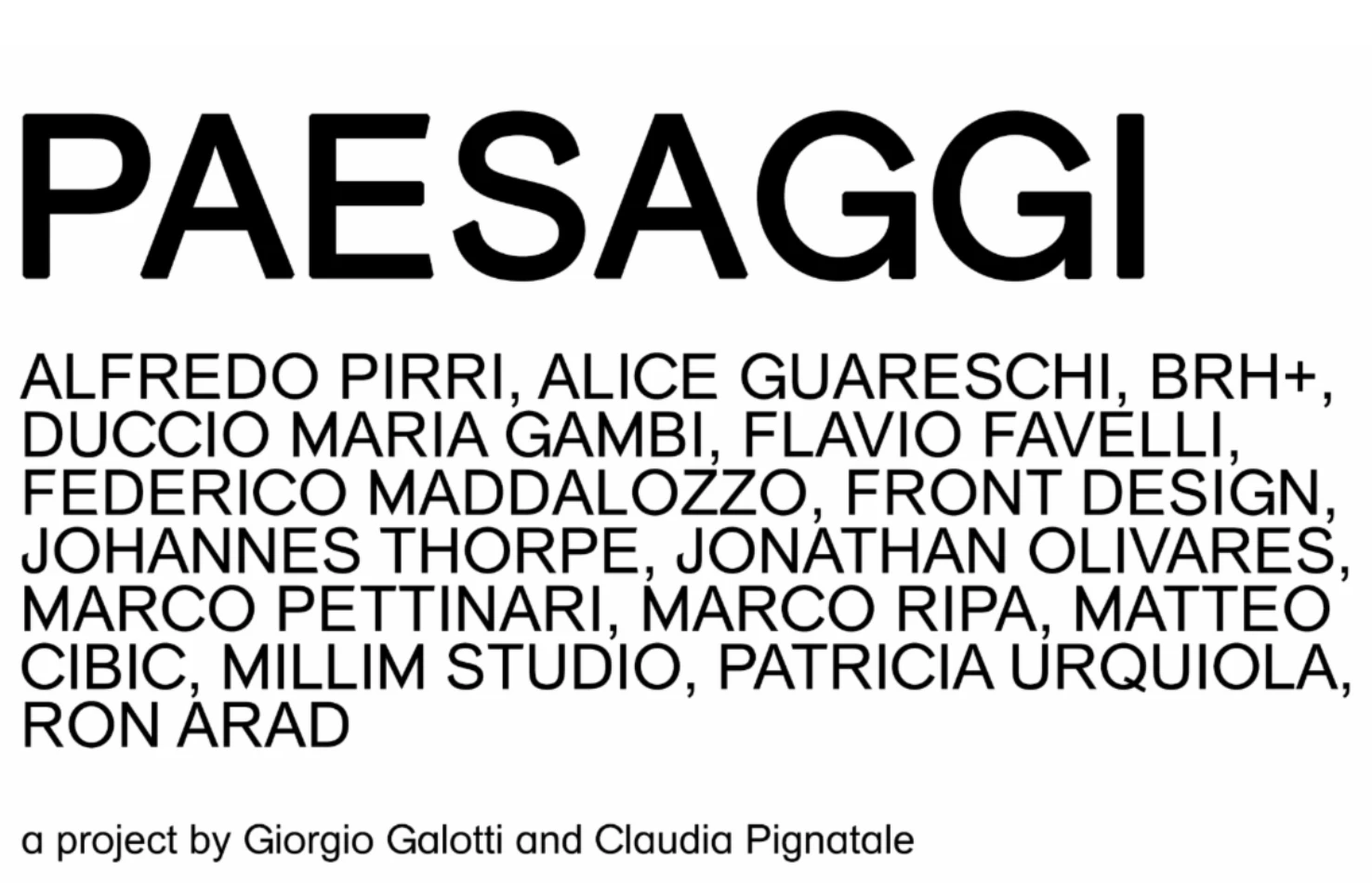 immagine per Alfredo Pirri. Paesaggi, un progetto di Giorgio Galotti e Claudia Pignatale, Foro Italico, Roma