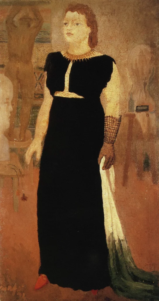immagine per Mario Mafai - Ritratto di Antonietta nello studio di scultura, 1934