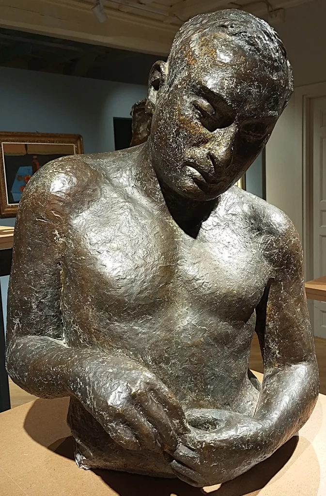 immagine per Antonietta Raphaël, Mario Mafai con i pennelli - bronzo 1943