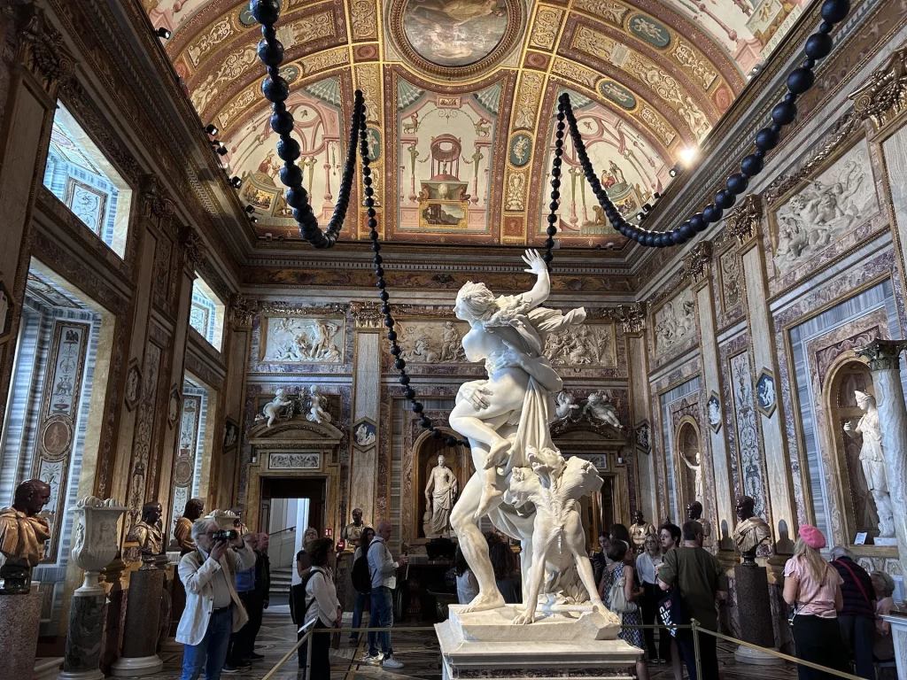 immagine per Opening Wangechi Mutu Galleria Borghese Roma. Foto F. Cascino