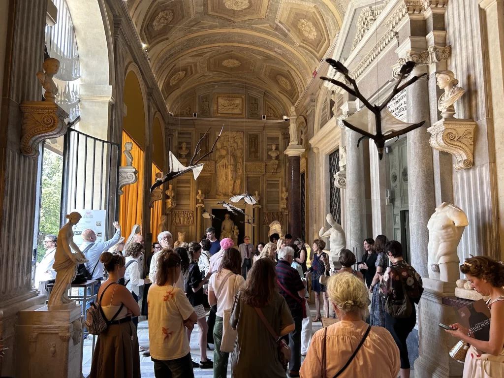 immagine per Opening Wangechi Mutu Galleria Borghese Roma. Foto F. Cascino