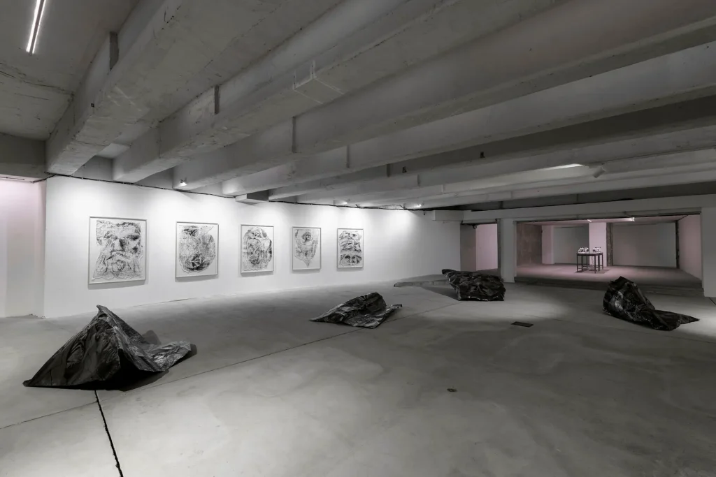 immagine per CANEMORTO installation view Megalomanie. Courtesy Fondazione Nicola Del Roscio
