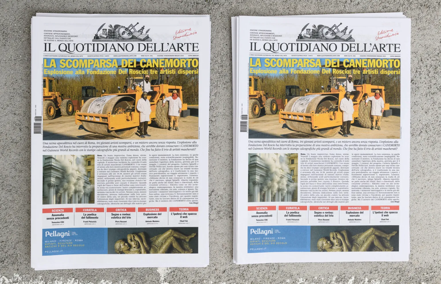 immagine per CANEMORTO installation view Megalomanie. Courtesy Fondazione Nicola Del Roscio