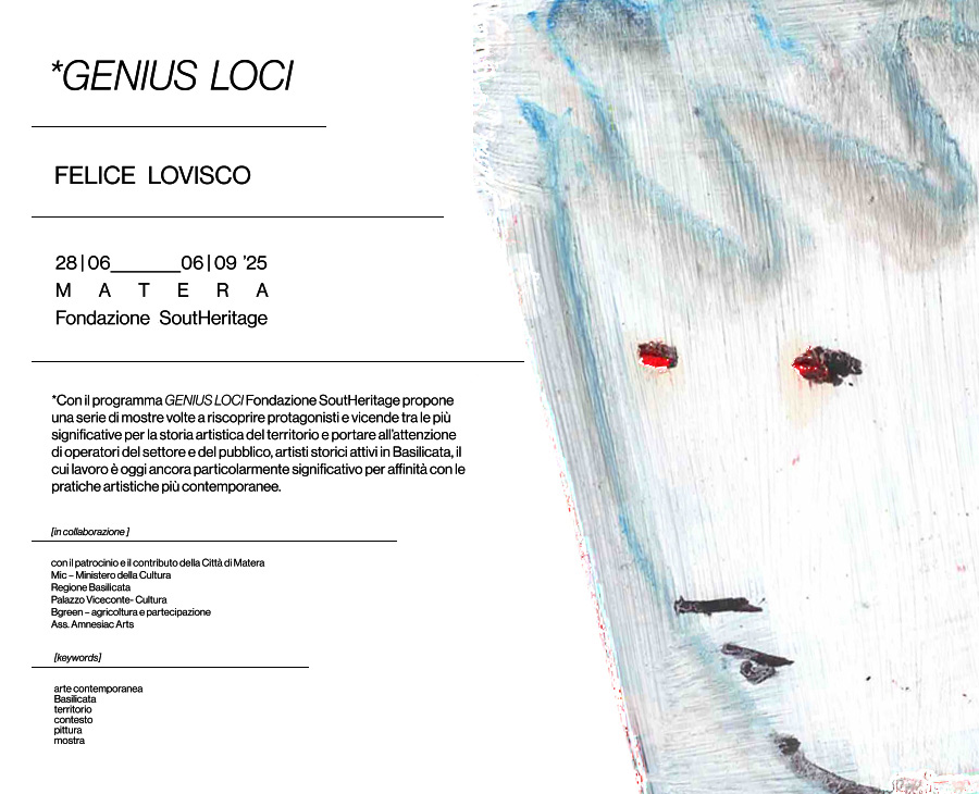 immagine per Genius loci Felice Lovisco
