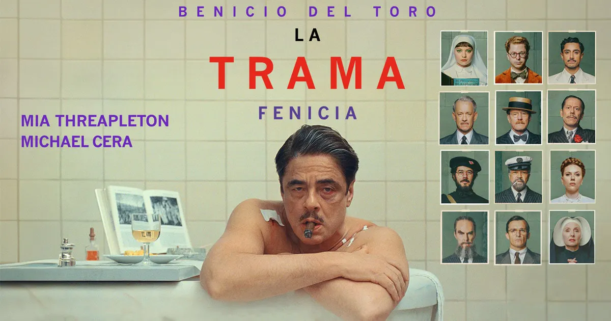 immagine per La trama fenicia, di Wes Anderson