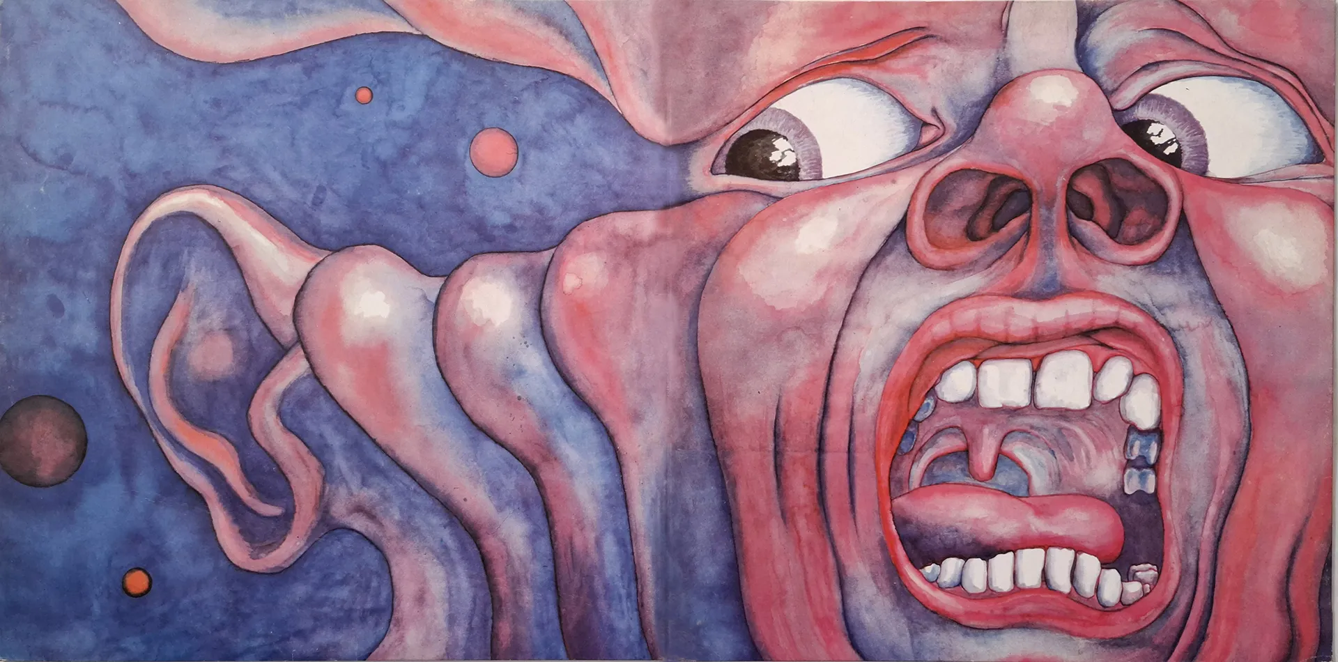 immagine per Art Barry Godber, King Crimson In The Court Of The Crimson King Island 1969
