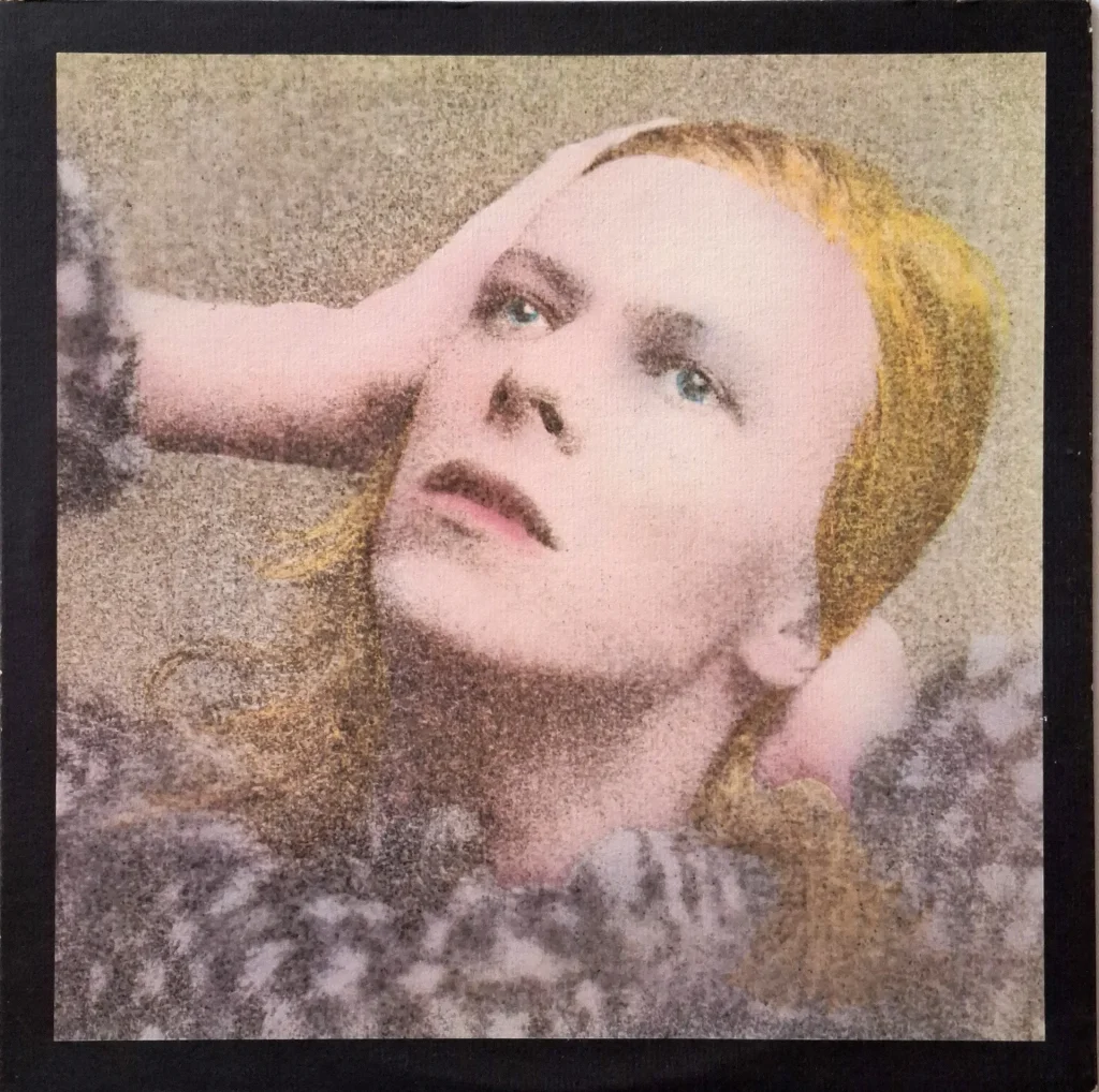 immagine per Art George Underwood, foto di Brian Ward, David Bowie, Hunky Dory RCA 1971