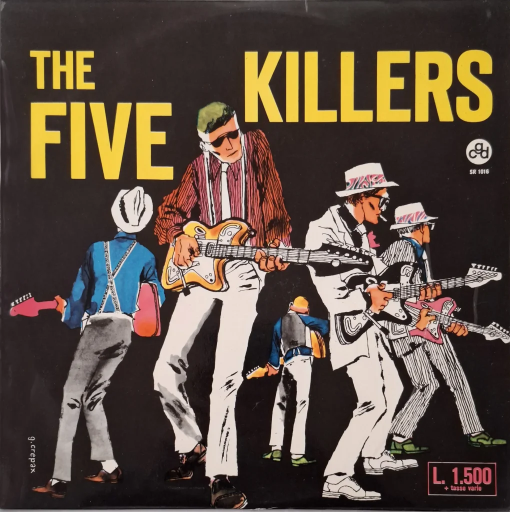 immagine per Art Guido Crepax, The Five Killer, The Five Killers CGD 1964
