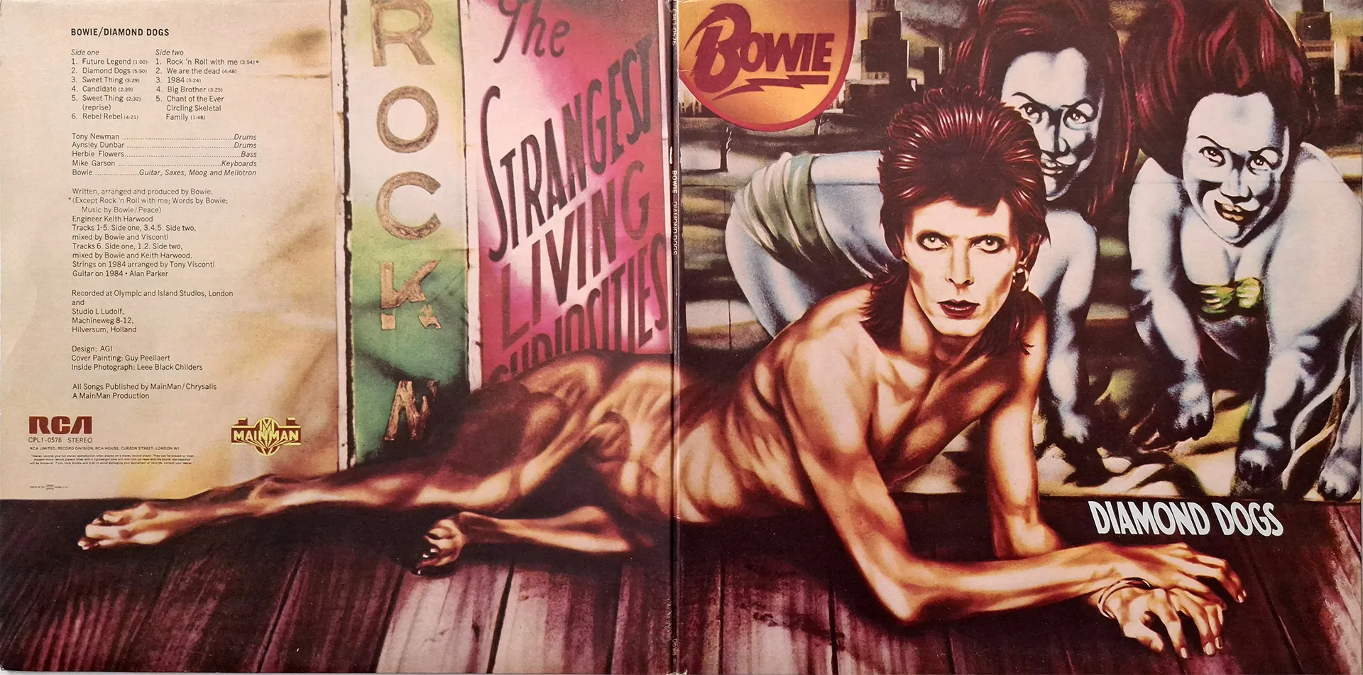 immagine per Art Guy Peellaert, David Bowie, Diamond Dogs RCA 1974