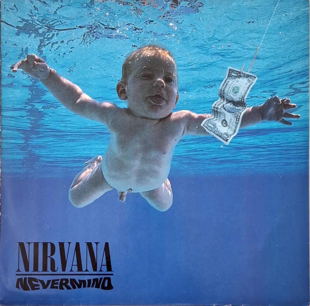immagine per Art Robert Fisher, photo Kirk Weddle, Nirvana Nevermind DGC 1991