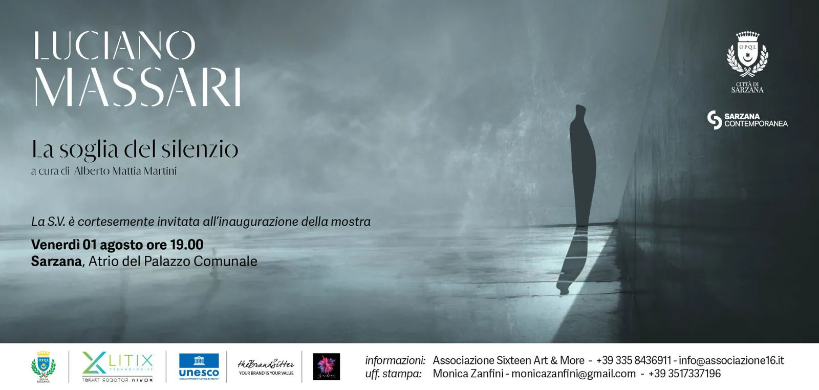 immagine per La soglia del silenzio, Luciano Massari. Invito