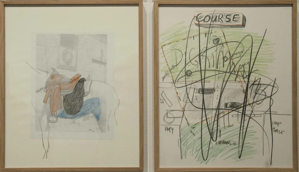 immagine per MAST - Horse Day 4 (disegni) - Mohamed Bourouissa - ph. Cristina Villani