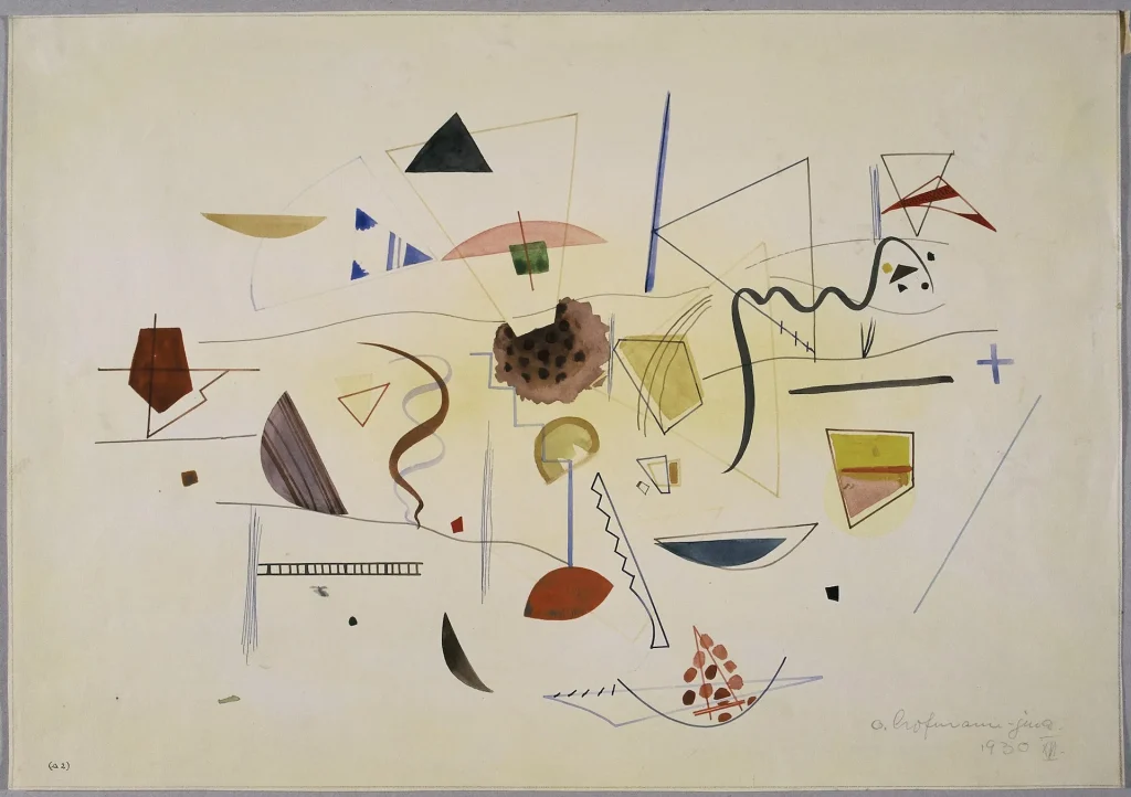 immagine per Senza titolo, 1930 acquarello su carta, 33,5 × 48,5 cm Courtesy Courtesy Archivio Otto Hofmann ©Marianne Hofmann