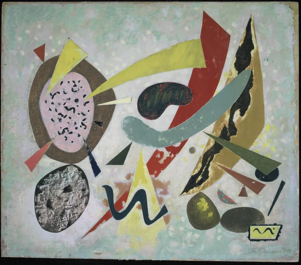immagine per Scorrendo via, 1949 olio su tavola, 32,5 × 37,5 cm Courtesy Archivio Otto Hofmann ©Marianne Hofmann