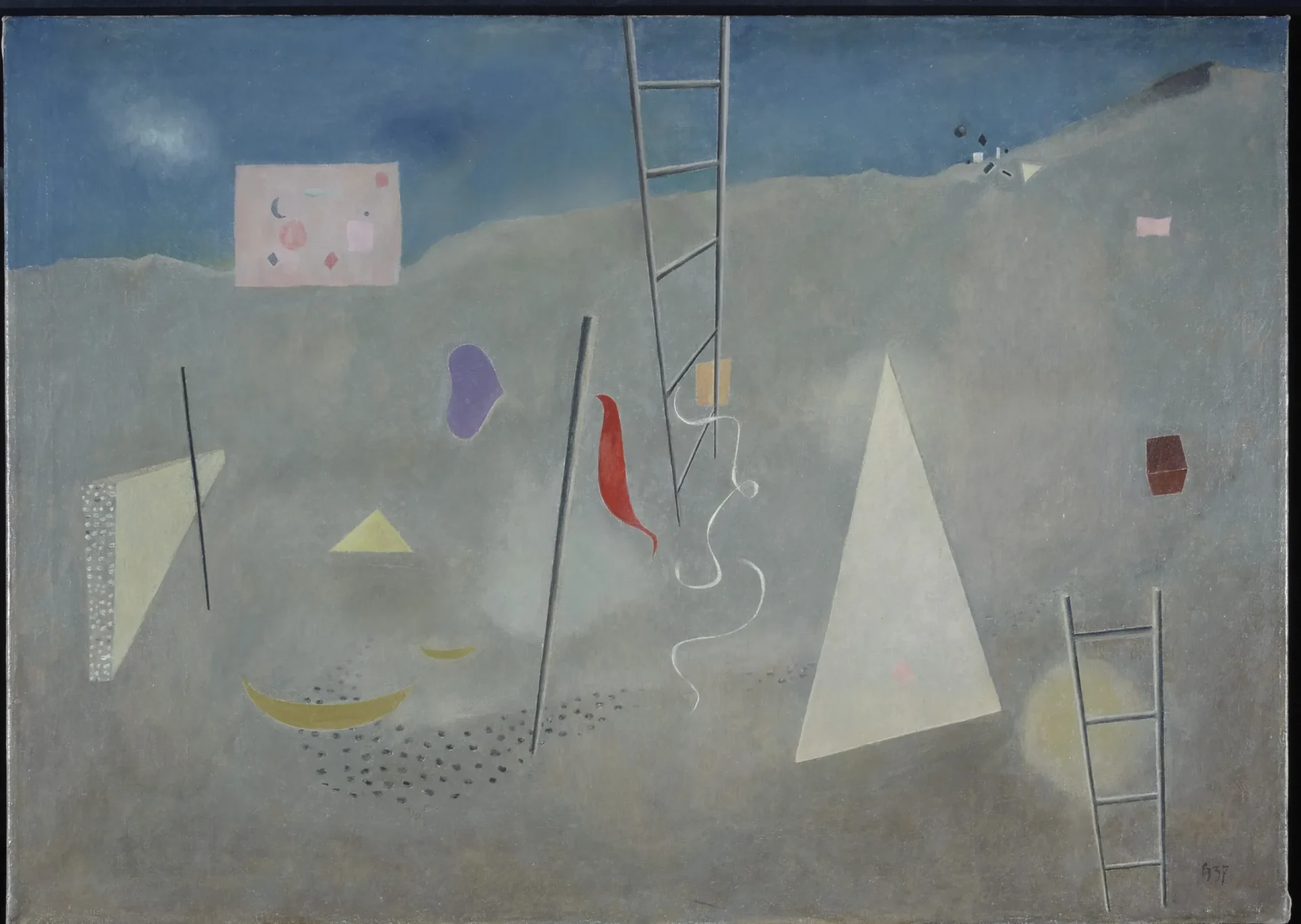 immagine per Infraspaziale, 1937 olio su tela, 71 × 101 cm Courtesy Archivio Otto Hofmann ©Marianne Hofmann
