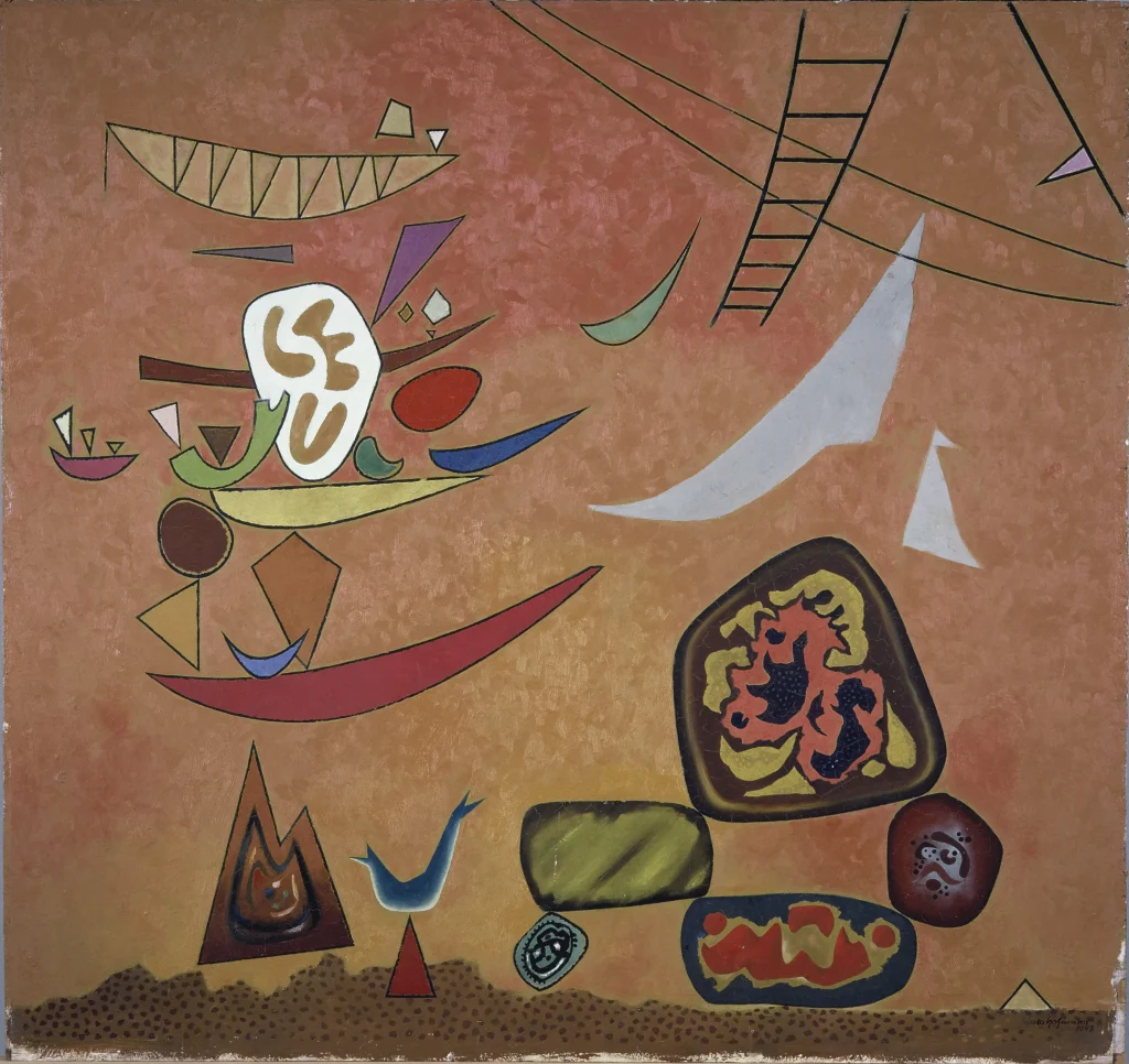 immagine per Equilibrio, 1948 olio su faesite, 78 × 82 cm Courtesy Archivio Otto Hofmann ©Marianne Hofmann