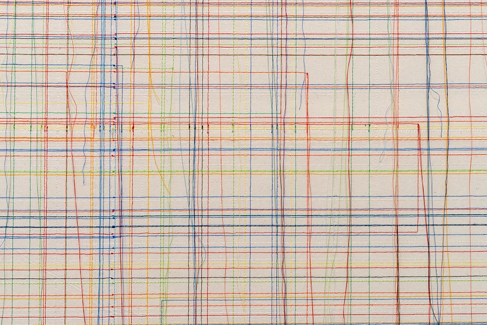 immagine per Shilpa Gupta, Untitled (Rectangles on Flags of the World), 2021-2025. Photo courtesy Shilpa Gupta and Galleria Continua. Ph. Ela Bialkowska for OKNO Studio