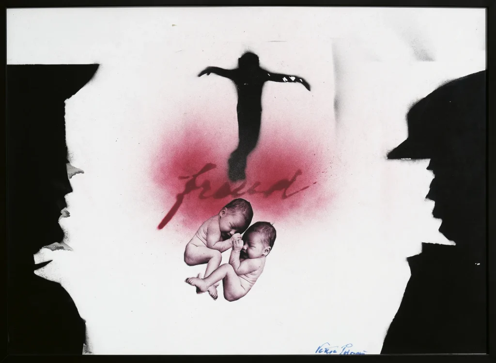 immagine per Vettor Pisani Senza titolo 2010 mixed technique and collage on paper 50x70cm courtesy Collezione privata, Bari Ph. Marino Colucci