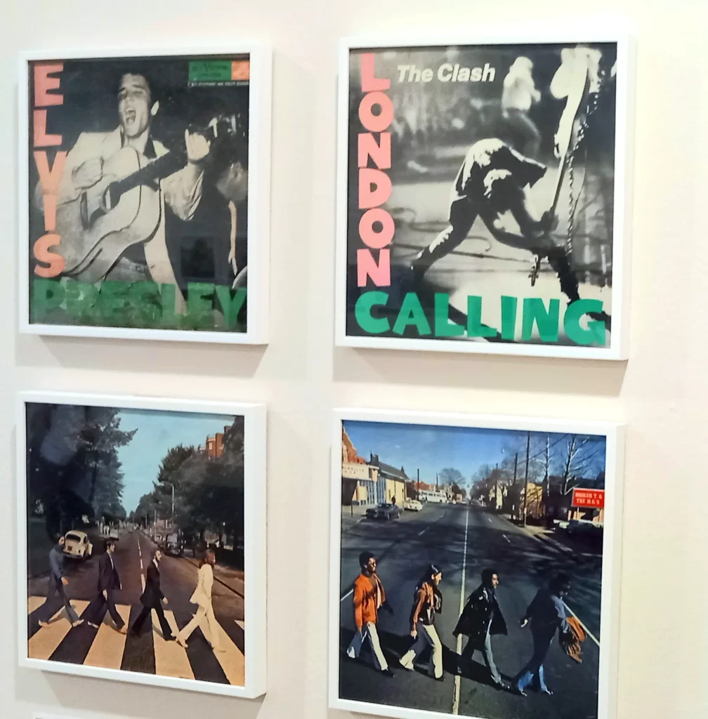 immagine per cover vinili Elvis e The Clash, e The Beatles -ph. Paolo Di Pasquale