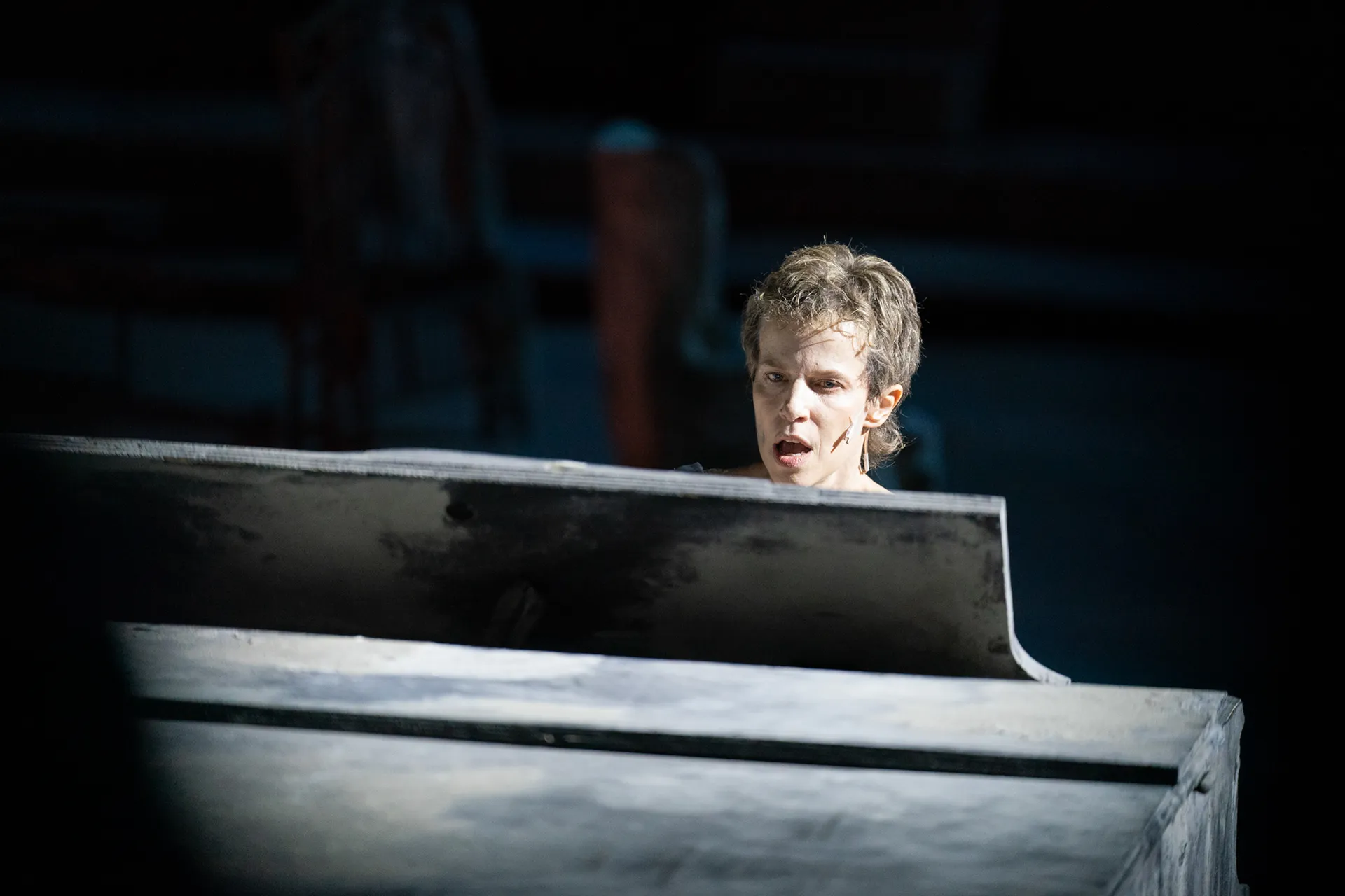 immagine per Sonia Bergamasco in Elettra al Teatro grande di Pompei l’11 luglio 2025. Foto di Ivan Nocera