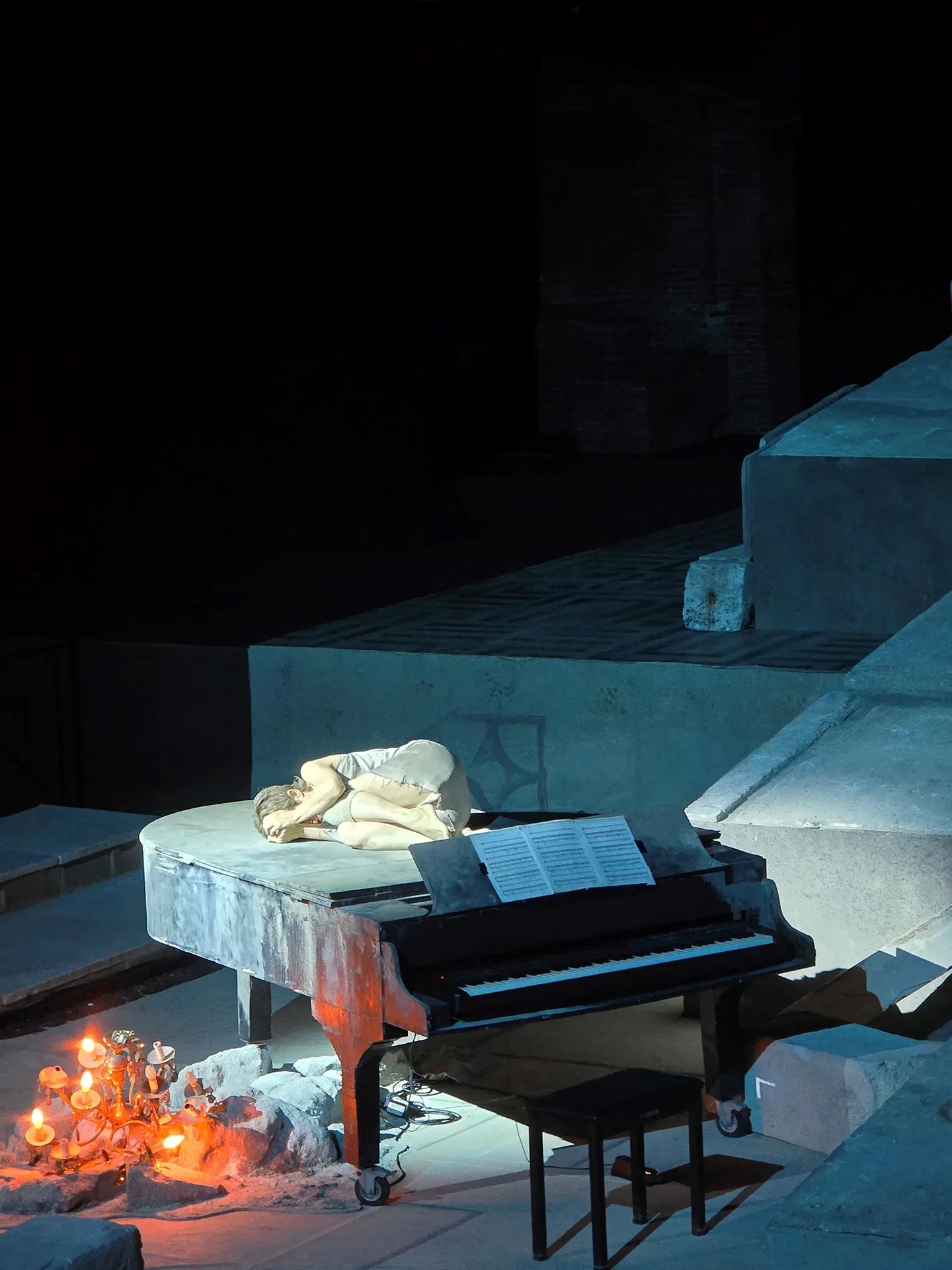 immagine per fig. 4Sonia Bergamasco in Elettra al Teatro grande di Pompei l’11 luglio 2025. Foto di Floriana Conte