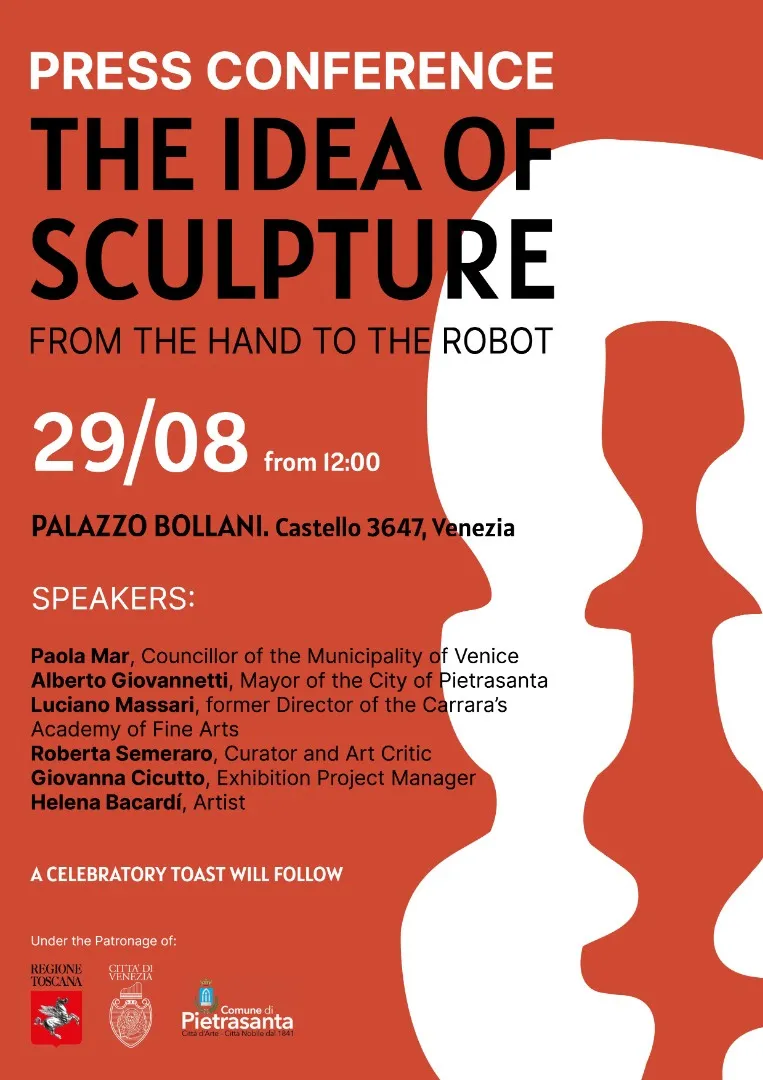 immagine per The idea of sculpture. From the hand to the robot, invito