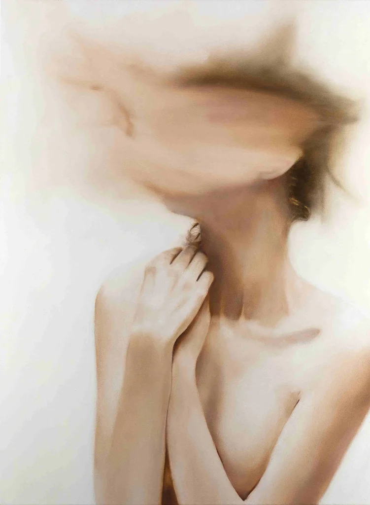 immagine per Thomas Riess Form und Sein 2024 oil on canvas 80x60cm