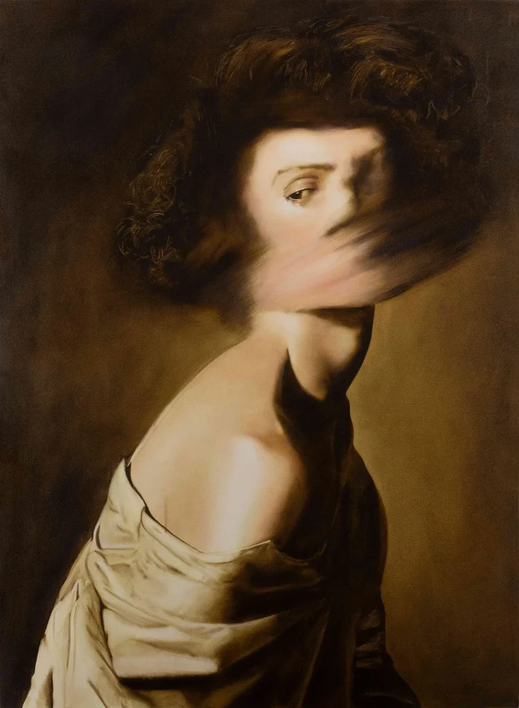 immagine per Thomas Riess Blickfeld Erinnerung 2024 oil on canvas 150x110cm