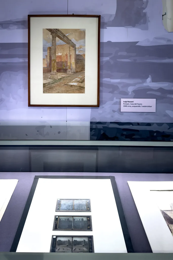 immagine per Gli acquerelli di Luigi Bazzani - foto di allestimento
