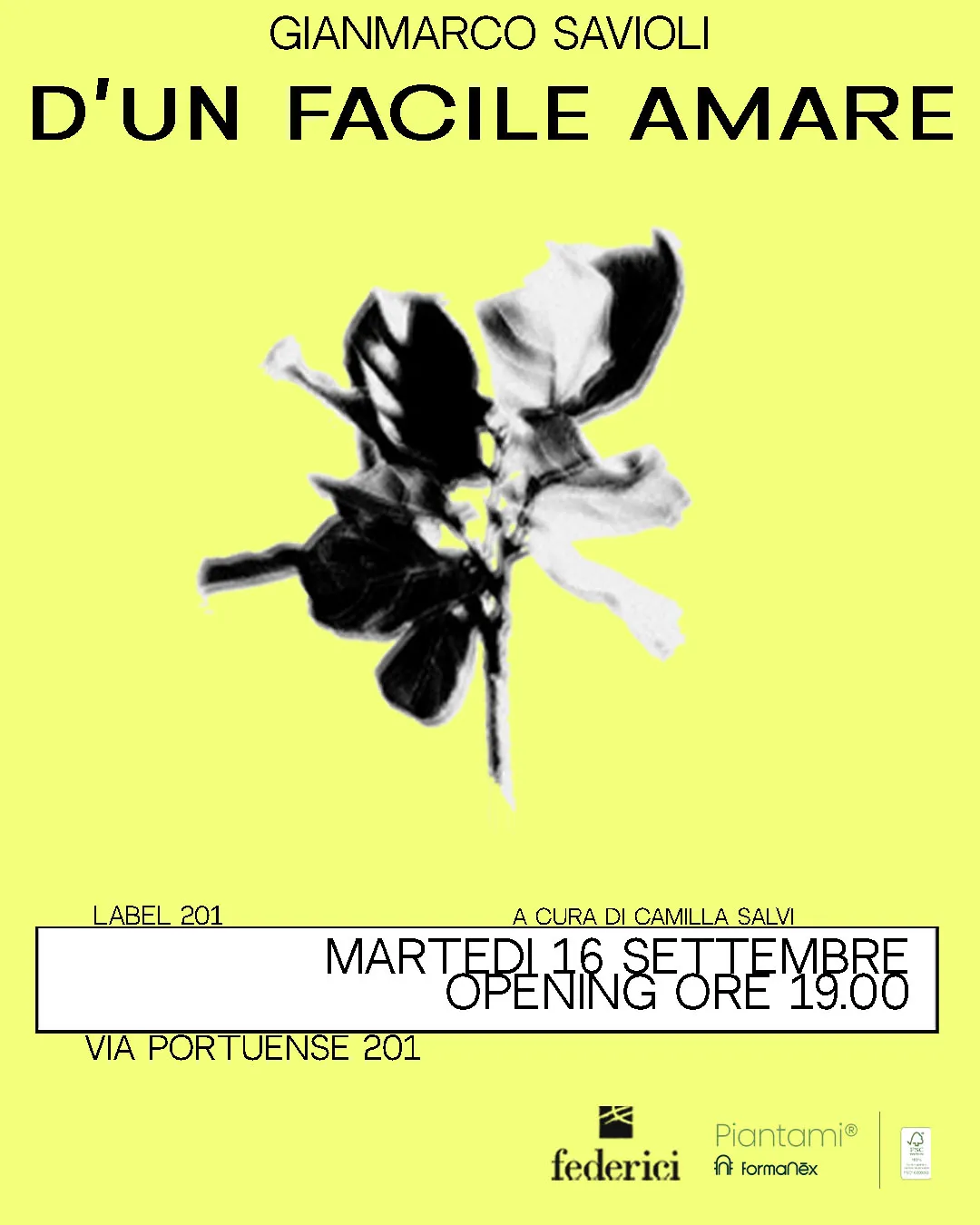immagine per Gianmarco Savioli, D’un facile amare