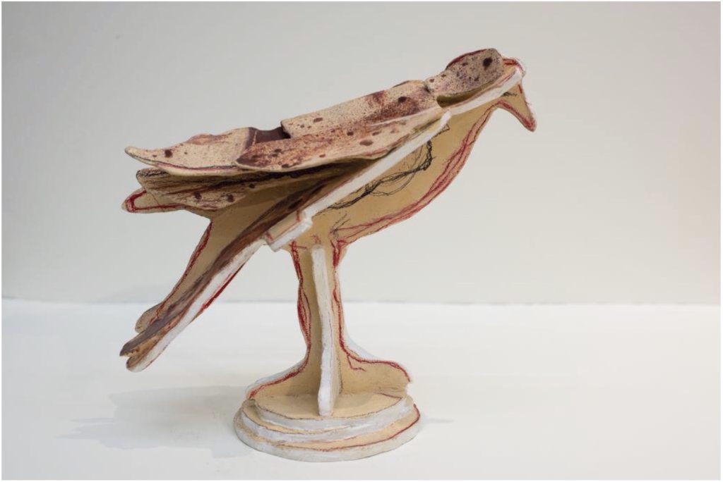 immagine per 03. William Kentridge, Pigeon (Painted), 2021. Painted bronze, 29,8 × 20 × 10,5 cm. Courtesy dell’artista e Galleria Lia Rumma Milano/Napoli. Foto: Stella Olivier.