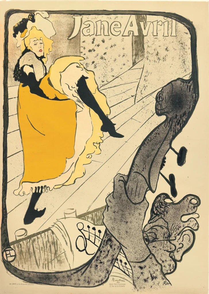 immagine per Jane Avril Henri de Toulouse-Lautrec 1893