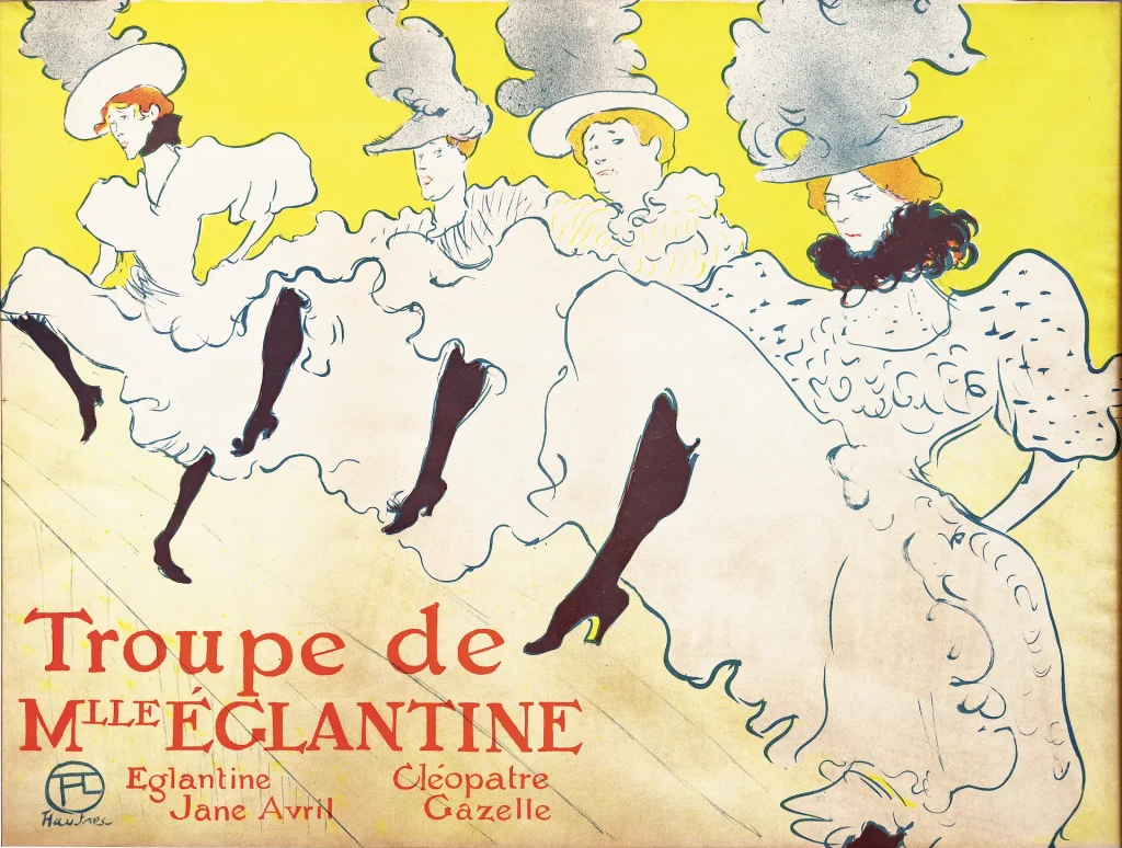 immagine per La Troupe de Mademoiselle Eglantine Henri de Toulouse-Lautrec 1895