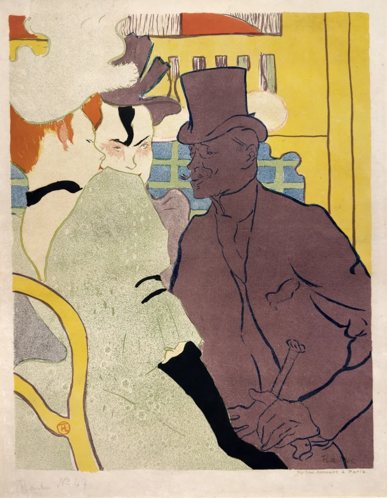 immagine per Henri de Toulouse-Lautrec L'Anglais au Moulin Rouge (Englishman at the Moulin Rouge) 1892