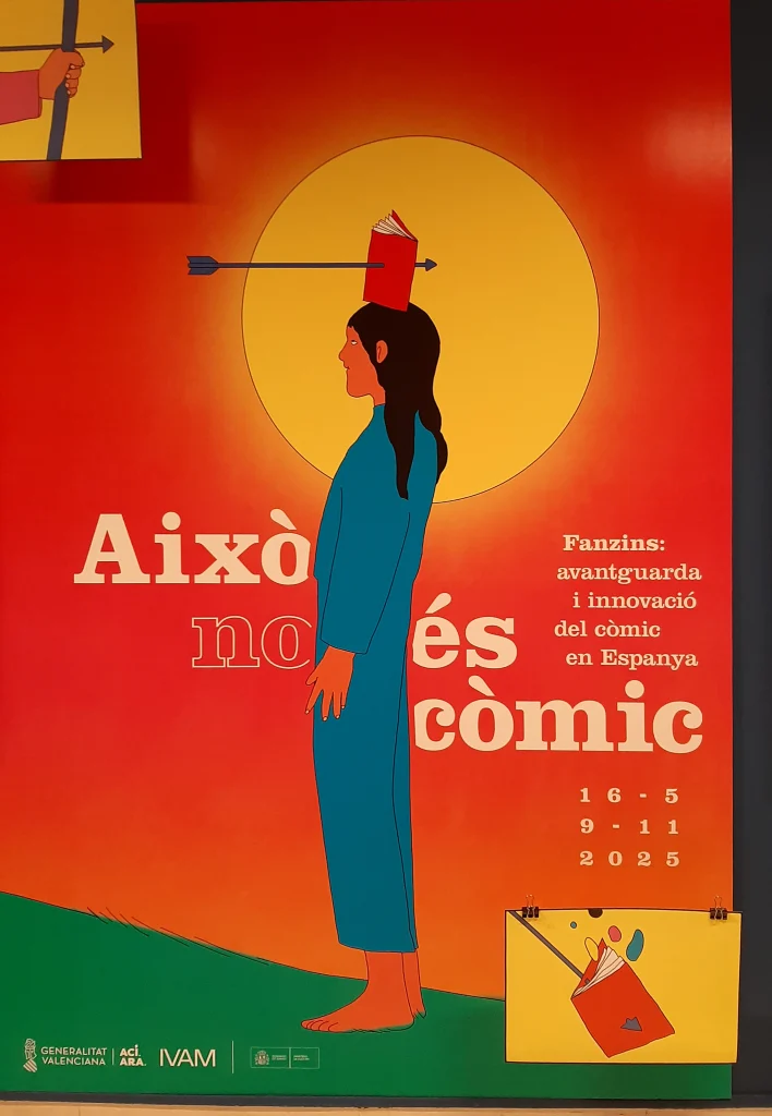 immagine per Això no és còmic!, 2025 - Locandina della mostra, opera di Maria Medem (Siviglia 1994)
