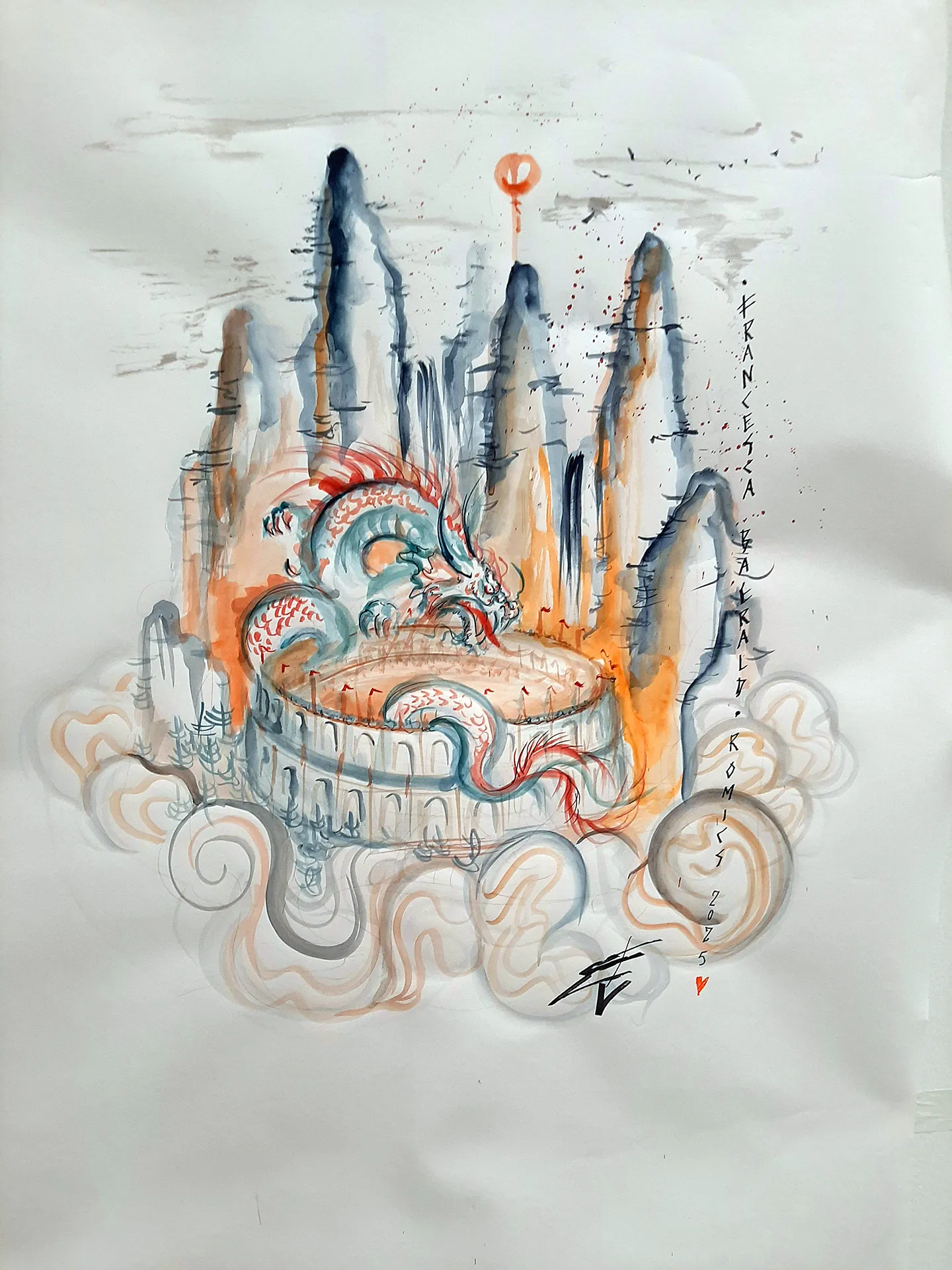 immagine per Disegno originale di Francesca Baerald per la 35a edizione di Romics