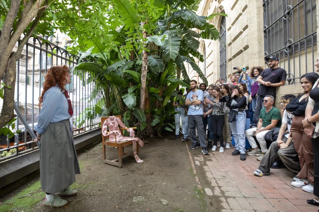 immagine per Mariarita Ferronetti, vincitrice con Nicola D’Ambrosio del Premio Generazione 2024. Accademia di Belle Arti di Napoli, 23 ottobre 2024. Ph credits Amedeo Benestante, Courtesy Art Days - Napoli Campania