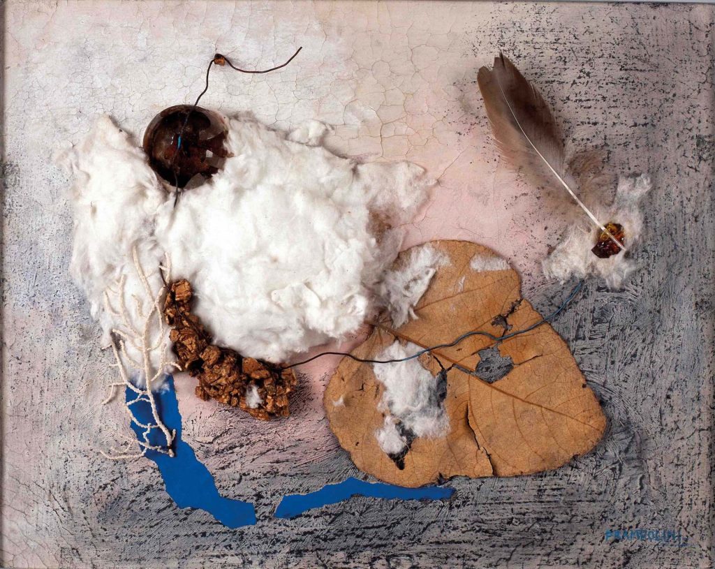 immagine per Enrico Prampolini Automatismo polimaterico F, 194 1 Collage e olio su tavola32.4 x 40.6 cmCollezione Giancarlo e Danna Olgiati, Lugano Foto: Stefania Beretta