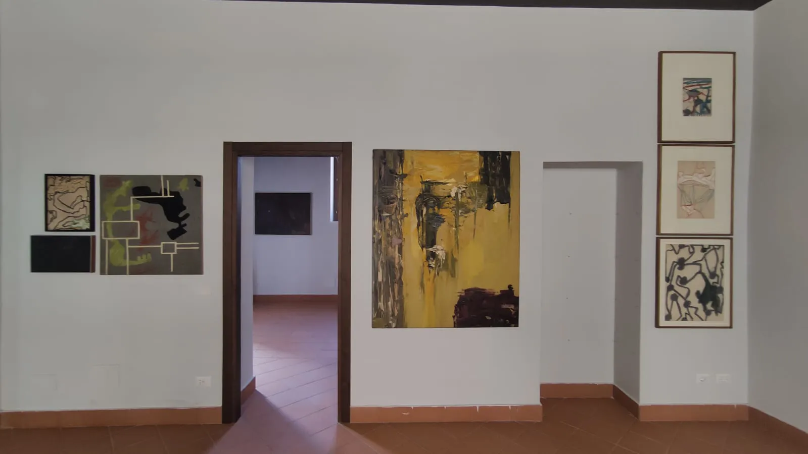 immagine per Caggiano, Sala Palazzo Prospero Morone e Giuseppina Morone - Archivi Living Theatre. courtesy Fondazione Morra