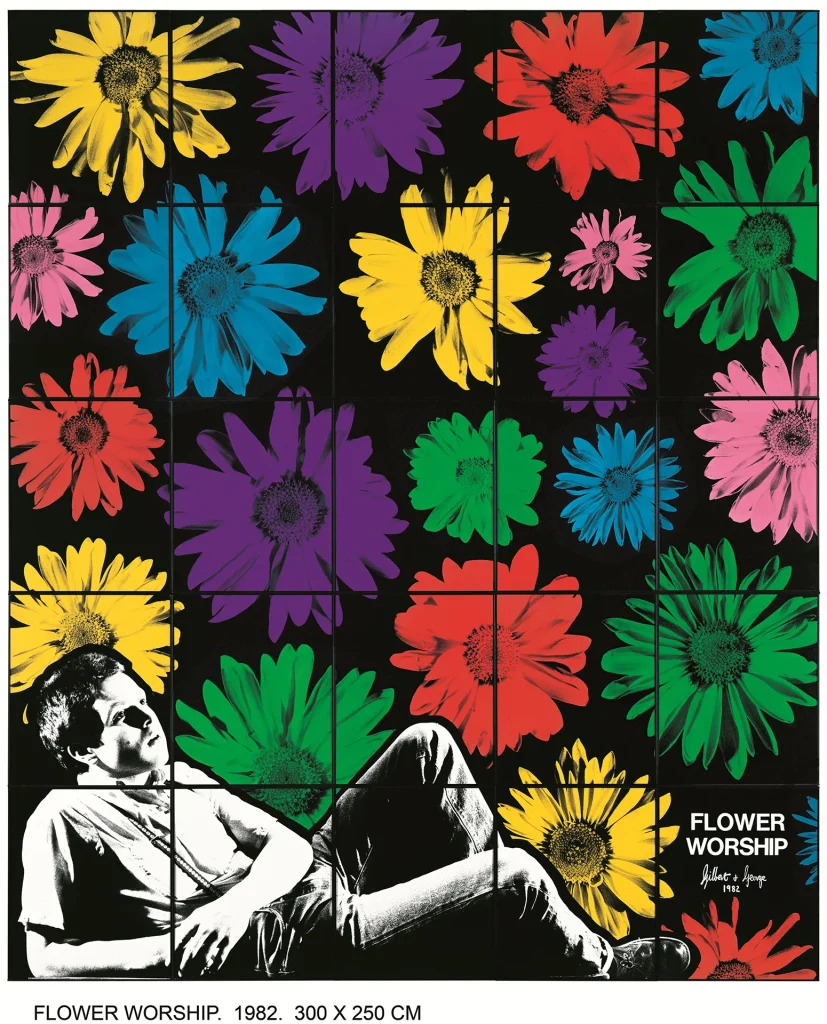 immagine per Gilbert & George Flower Worship Nizza MAMAC © Ville de Nice - Muriel Anssens © Gilbert & George 2025