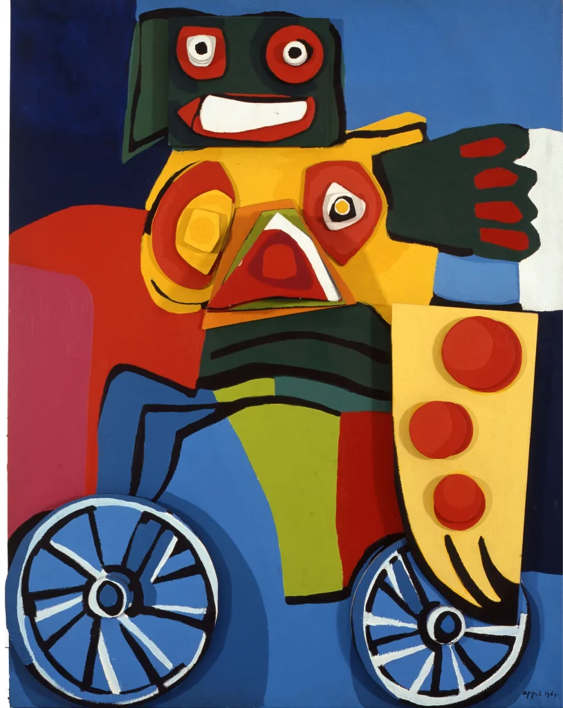 immagine per Karel Appel Le Cycliste NIzza, MAMAC © Ville de Nice - Muriel Anssens © Karel Appel Foundation