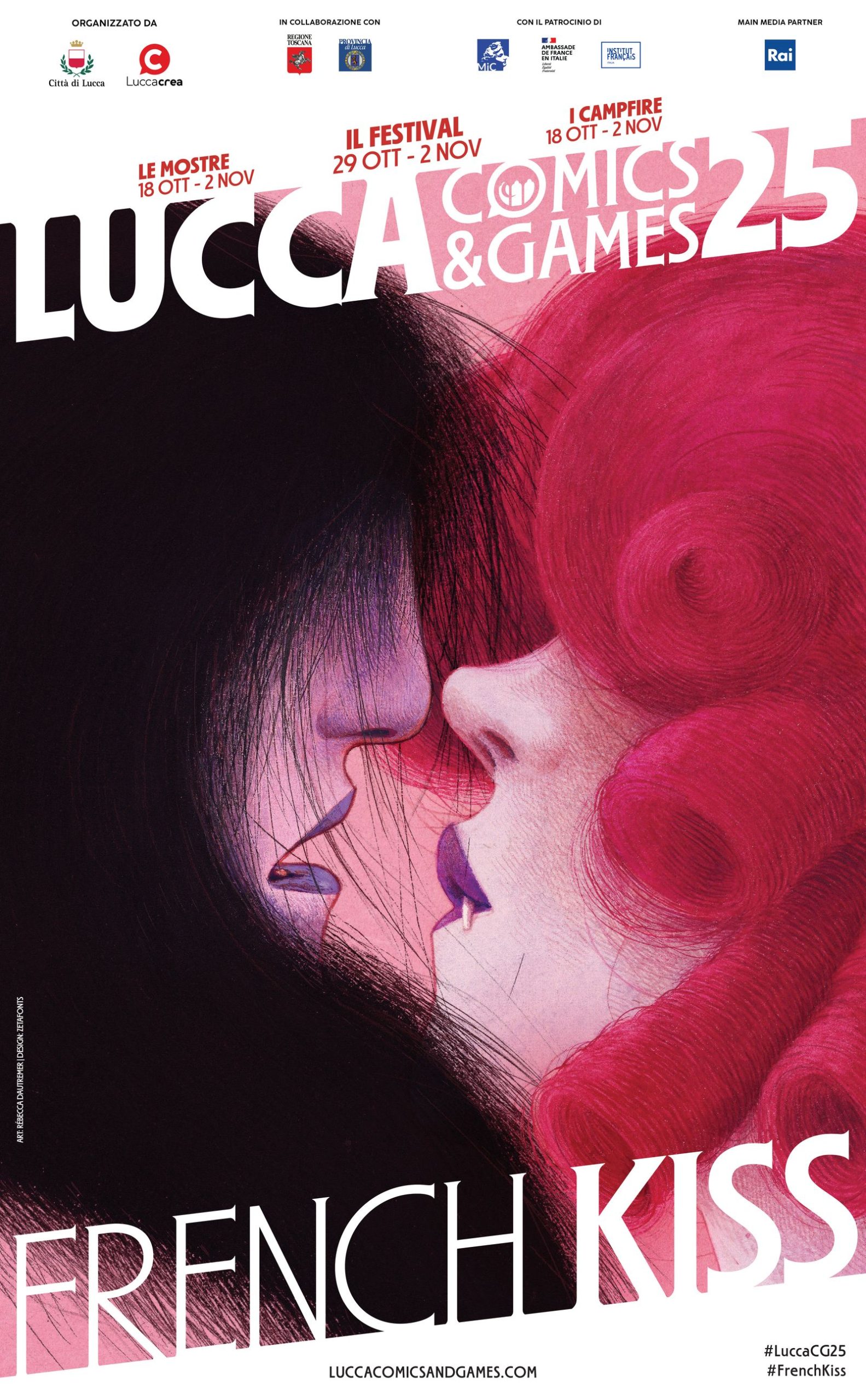 immagine per Lucca Comics & Games 2025 Poster di Rebecca Dautremer