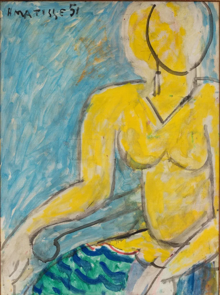 immagine per Henri Matisse Katia à la chemise jaune Lione, Musée des Beaux Arts © Lyon MBA – Photo Martial Couderette
