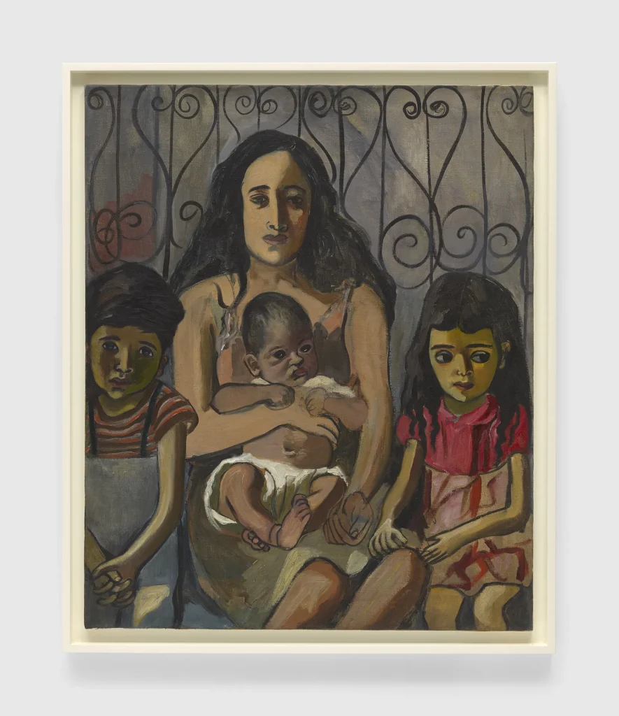immagine per The Spanish Family, 1943 Oil on canvas, 86.4 × 71.1 cm