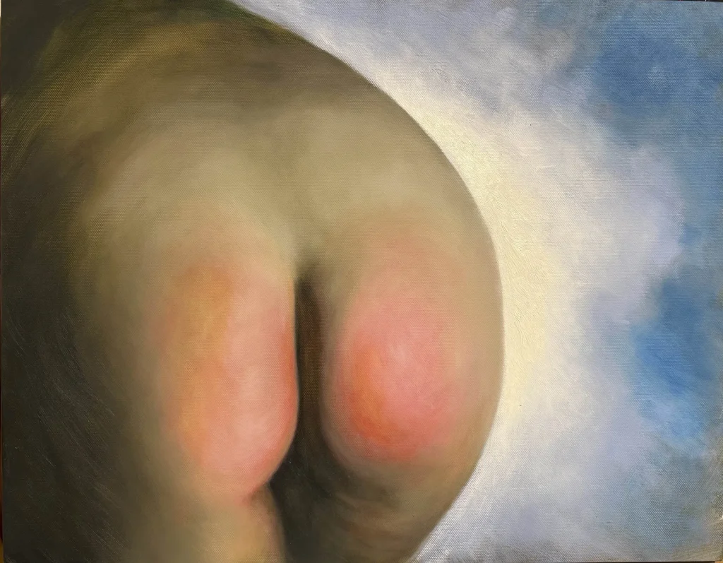 immagine per Untitled (Alison), 2021 Oil on canvas, 55,88 × 71,12 cm Courtesy of the artist and MASSIMODECARLO