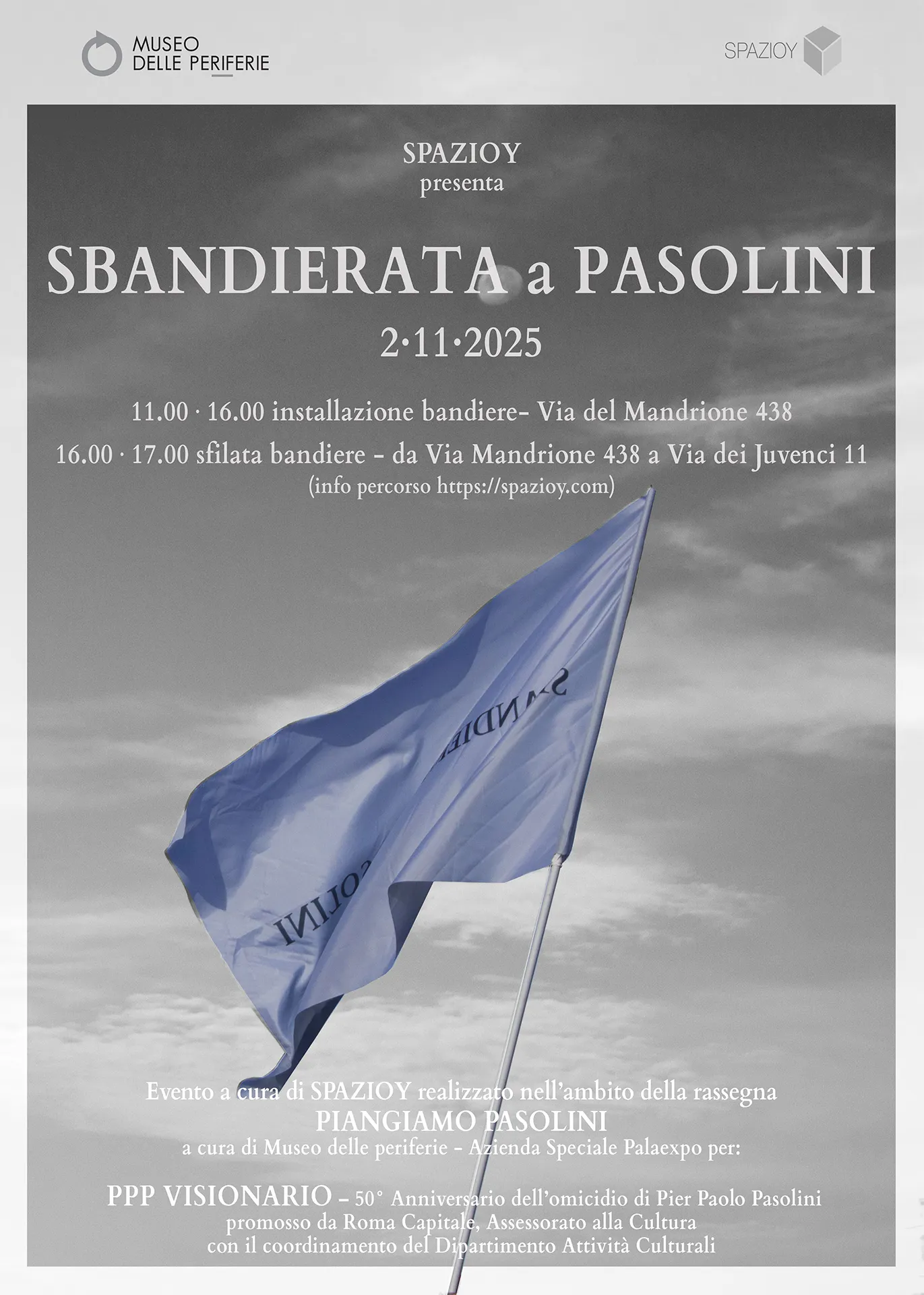 immagine per Sbandierata a Pasolini, Locandina