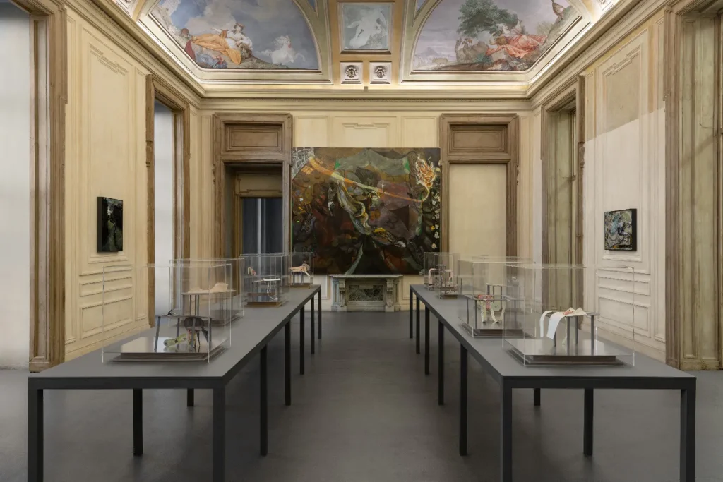immagine per Guglielmo Castelli, installation view, Inserzioni, Castello di Rivoli Museo d’Arte Contemporanea, Rivoli-Torino, 2025. Courtesy Castello di Rivoli Museo d’Arte Contemporanea, Rivoli-Torino. Ph. Sebastiano Pellion