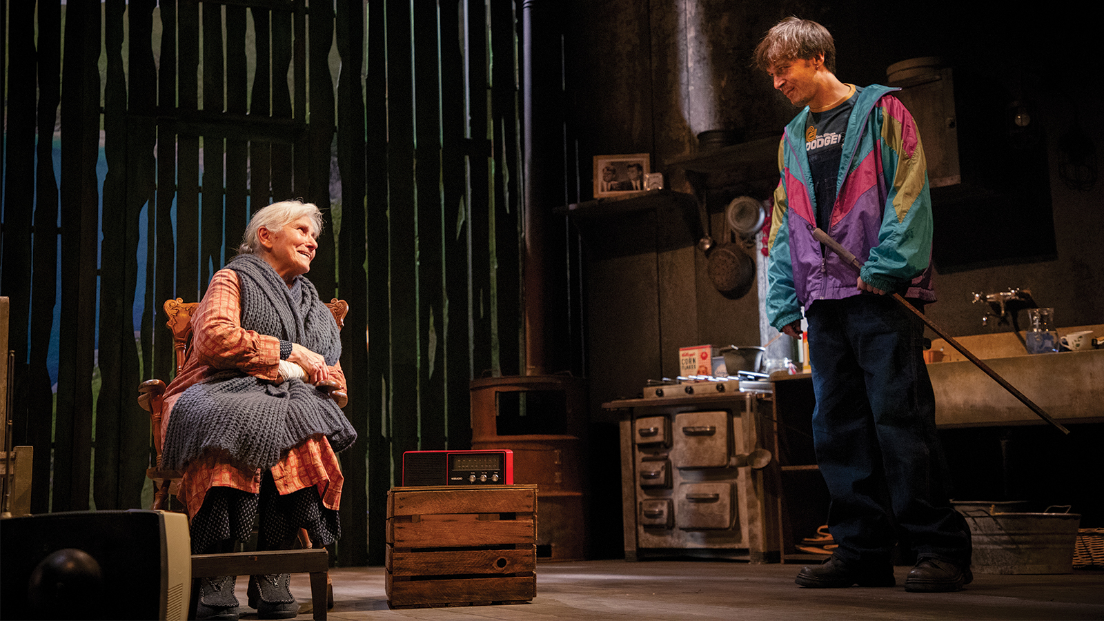immagine per La Reginetta di Leenane, di Raphael Tobia Vogel. Ivana Monti ed Edoardo Rivoira - Teatro Franco Parenti