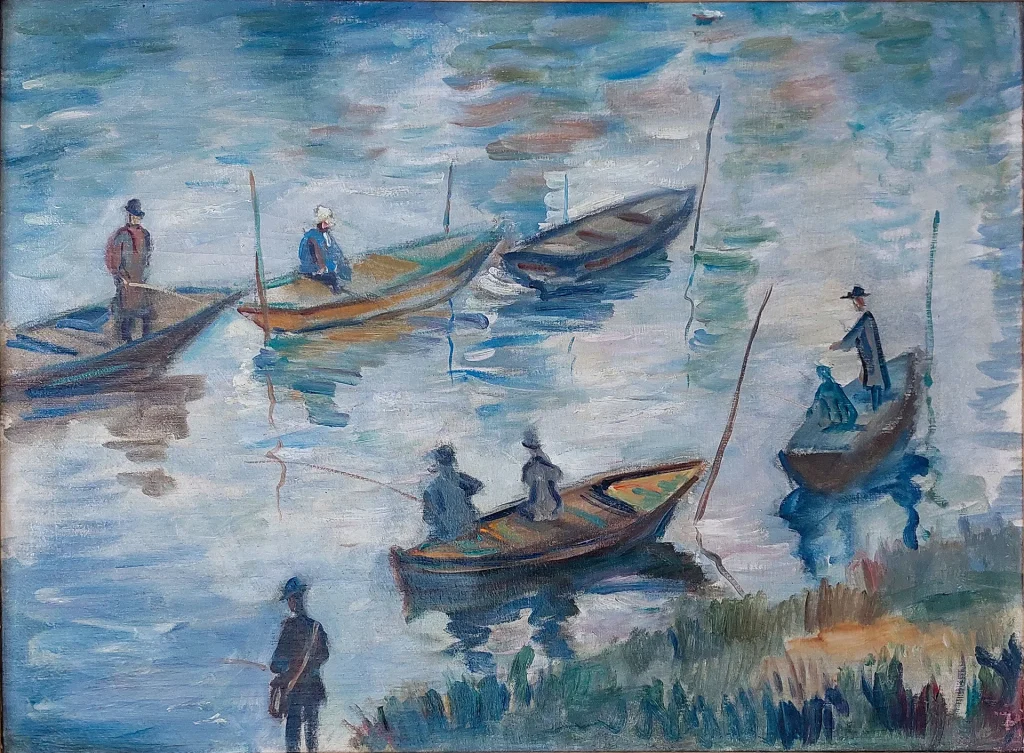 immagine per CLAUDE MONET Le Pêcheurs de Poissy