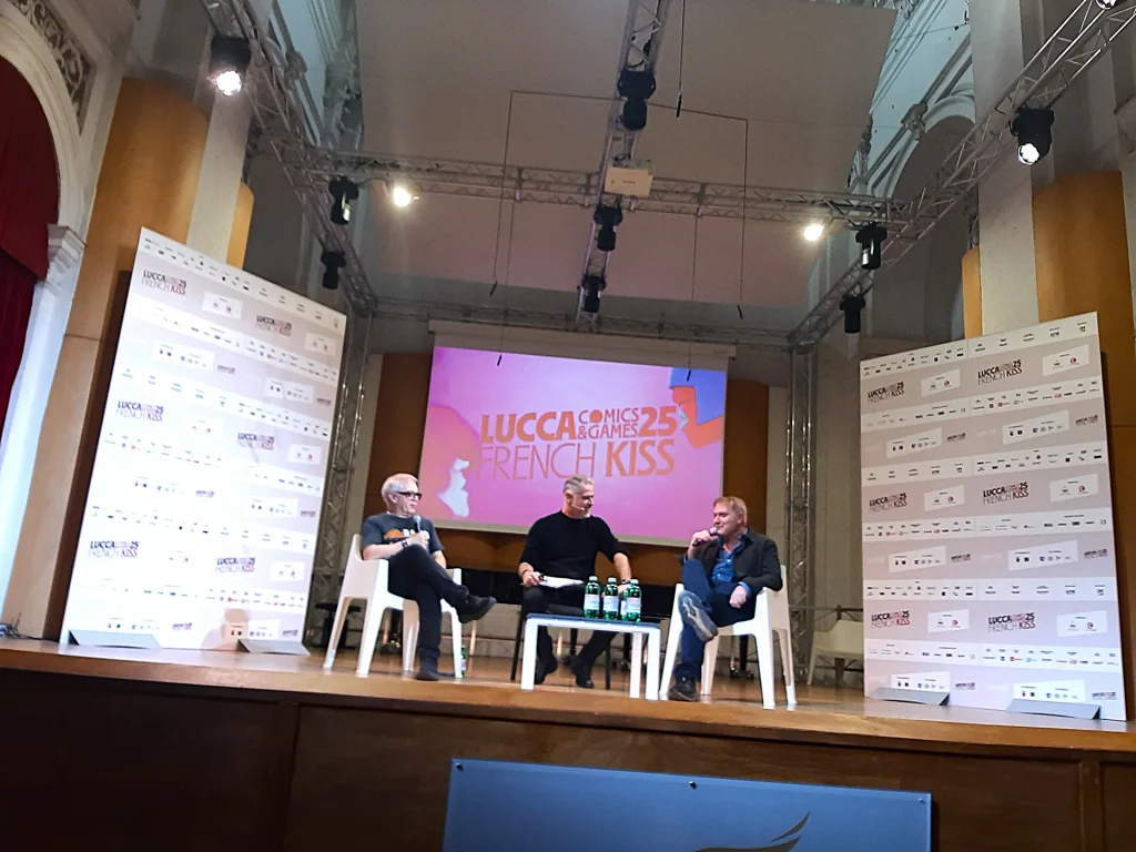 immagine per Marco Marzocca, Emilio Cozzi, Corrado Guzzanti. ph. Stefania Piu